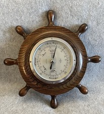 Vintage Wooden Ships Wheel