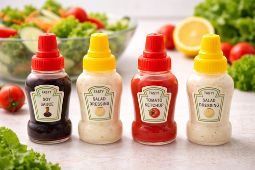 Pack clear mini - clear, ketchup