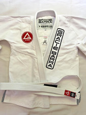 Gracie Barra Brazilian Jiu-Jitsu Gi Jacket – Size A1 – White