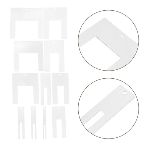 11pcs acrylic quick pleater - acrylic,
