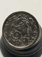 PRETTY SILVER ANTIQUE  HAT PIN   (B56)