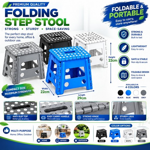 Folding step stool portable - folding,