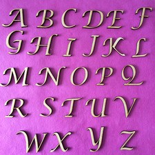 WOODEN LETTERS & NUMBERS IN