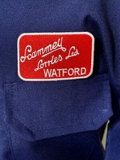 Vintage Classic Scammell Lorries Badged Boiler Suit Polycotton Overalls L 42-45"