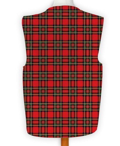 Red tartan design fancy - red, dress