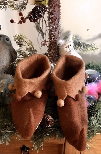 Handmade brown felted - handmade,