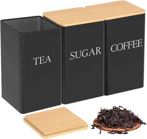 Black tea coffee - black, sugar