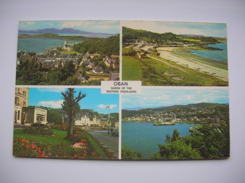 Oban postcard ganavan sands - oban,