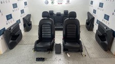 VW GOLF MK7 GT 5 DOOR COMPLETE BLACK LEATHER HEATED INTERIOR SEATS 2013 TO 2020