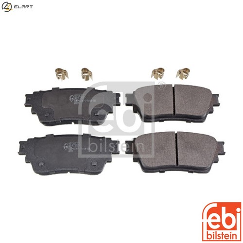 Brake pad set - pad, 16979
