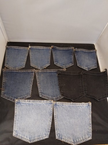 Denim jeans pockets x - ,