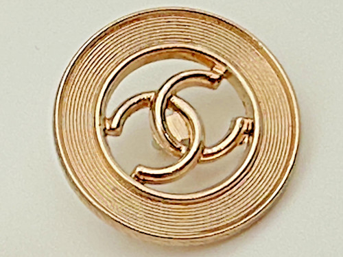 Vintage gold metal chanel - vintage,