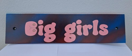 New hand painted wooden sign - new,,