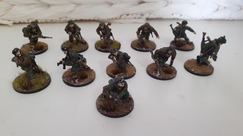 11x painted german - ss, infantry