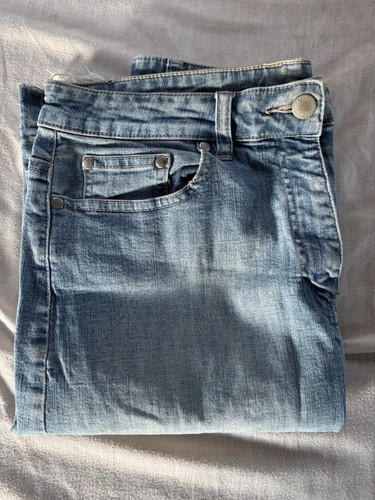 Blue denim skirt - blue, size
