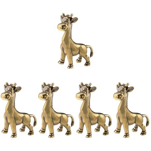 5pcs reusable brass giraffe - 5pcs,