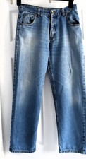 Asda George Jeans, W28 " Seam 27" Mens/Teens, Blue, Preworn,Faded but intact