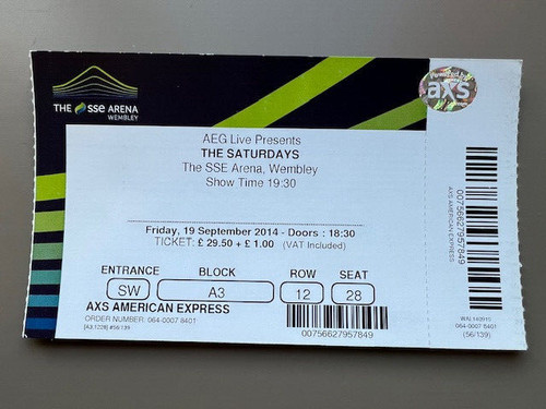 The saturdays london - the,