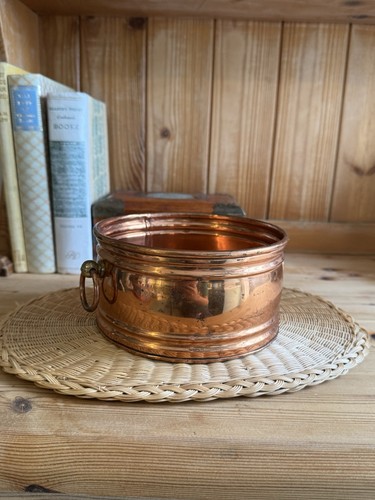 Vintage antique copper tub - antique,