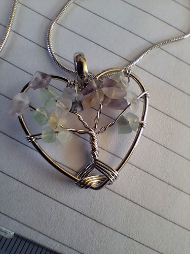Fluorite tree life heart - tree,