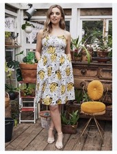 Joanie Horrockses Fashion Lilibet Ditsy Dress Size 12 BNWT