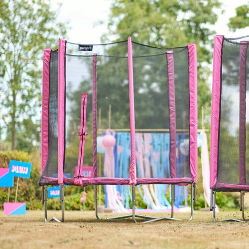 Plum 6ft springsafe trampoline - plum,