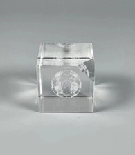 Paperweight Glass Small Cube
