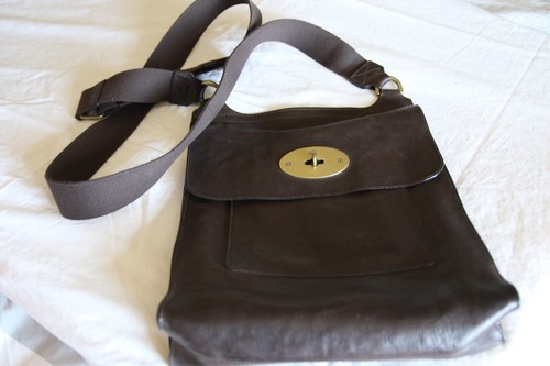 Mulberry chocolate brown large - chocolate,