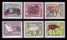 Birds Endangered Animals 6v GDR 1980 MNH SG#E2241-E2246 MI#2522-2527