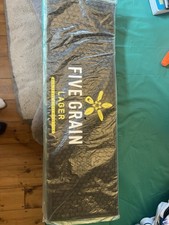 Shepherd Neame Five Grain Lager Beer Mat Runner Drip Mat Bar Man Cave Pub Black