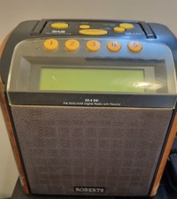 Roberts Radio RD-8 BW FM RDS/DAB Digital Radio Rewind Function Tested & Working