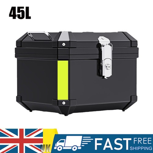 45l black motorcycle - black, rear