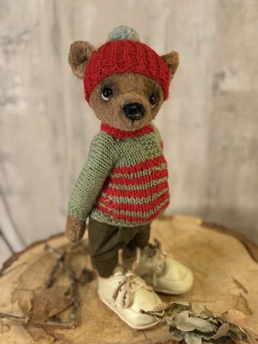Artist jointed bear - jointed, by
