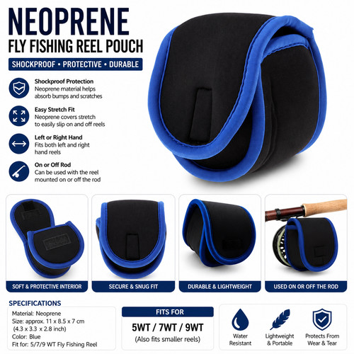 Neoprene fly fishing reel - neoprene,