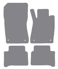 Fits Mercedes E Class W211 Saloon 02-09 Grey Luxury Tailored Car Mats Hitech
