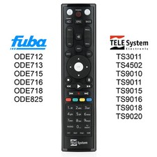 Tivusat Fuba & Telesystem HD Replacement V9 Remote Controls  for Various Models