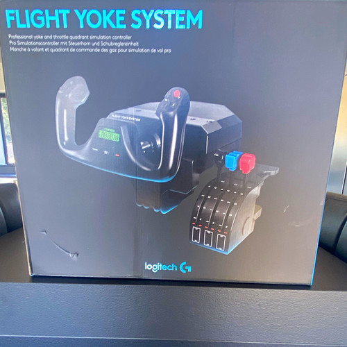 Logitech flight yoke system - g,