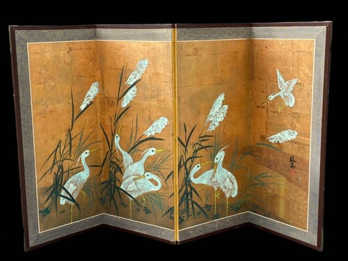 Japanese byobu folding screen - folding,