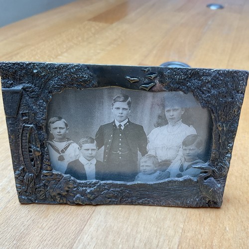 Vintage silver plated scene - vintage,