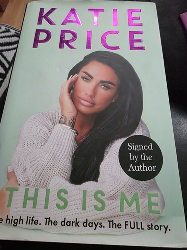 Katie price signed book - price,