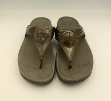 FITFLOP Walkstar Wobbleboard Thong Saldals Metallic Bronze Ladies UK8 EU42