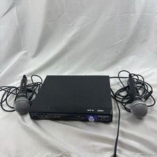 Vocal-Star VS-400 Karaoke DVD Player MP3 USB with 2 Microphones UK Plug Tested