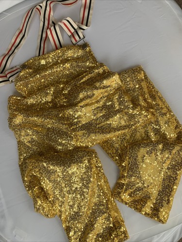 Ladies gold sequinned - gold,