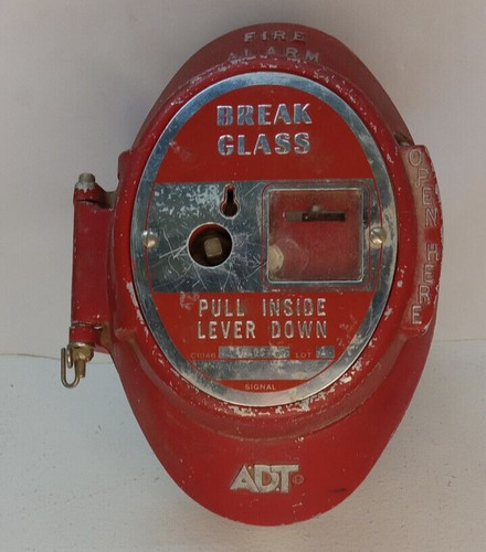 Vintage adt 1967 red fire - vintage,