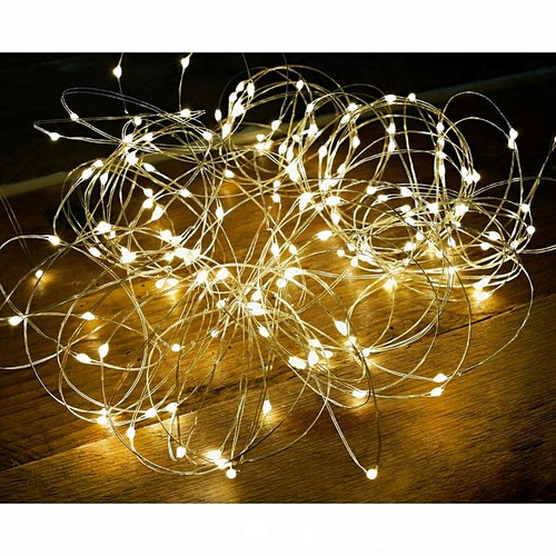 Solar powered micro led - powered, string