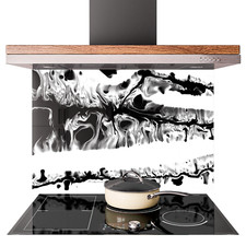 Glass Splashback Kitchen Tile