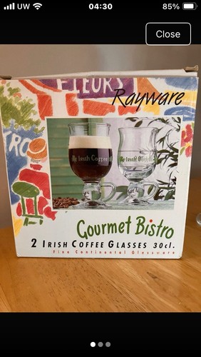 Rayware irish coffee - coffee, cups