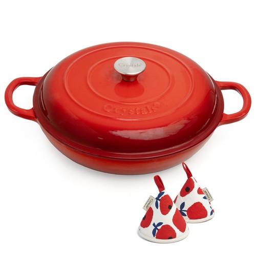 Cast iron shallow - cast, casserole