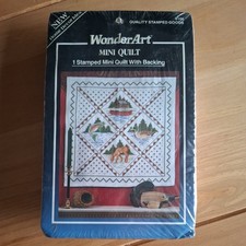 bucilla- Mini Quilt, stamped