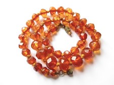 Vintage faceted golden - faceted,